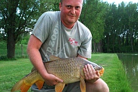 6.5kg carp - the last catch of the day