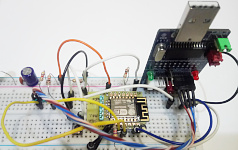 Connecting ESP-12F to CH341A USB serial adapter - Tóthpál István - www.tothpal.eu