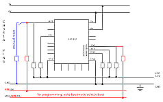 Connecting ESP-12F to CH341A USB serial adapter - Tóthpál István - www.tothpal.eu