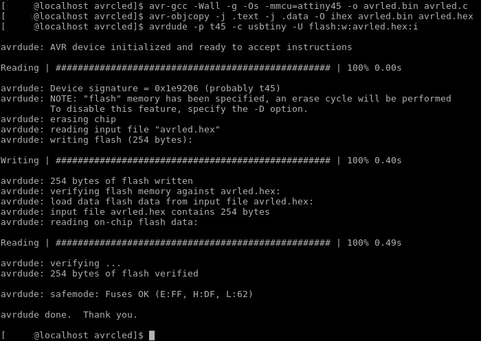 Compiling and flashing blinking leds - Tóthpál István - www.tothpal.eu