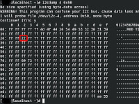 i2cdump of modified EEPROM - Tóthpál István - www.tothpal.eu