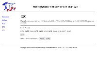 Detecting connected I2C devices - micropython webserver with pysite example