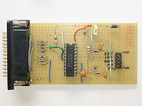 My STK200 with ISP connector built in a solderable breadboard - Tóthpál István - www.tothpal.eu